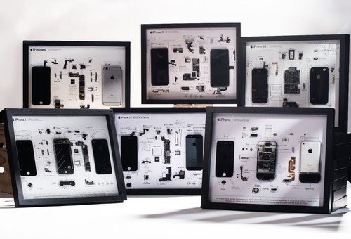 Iphone smontato con - smontato,